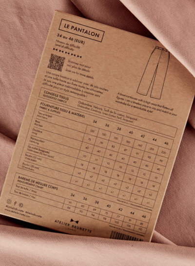 Atelier Brunette LE PANTALON sewing pattern - Atelier Brunette