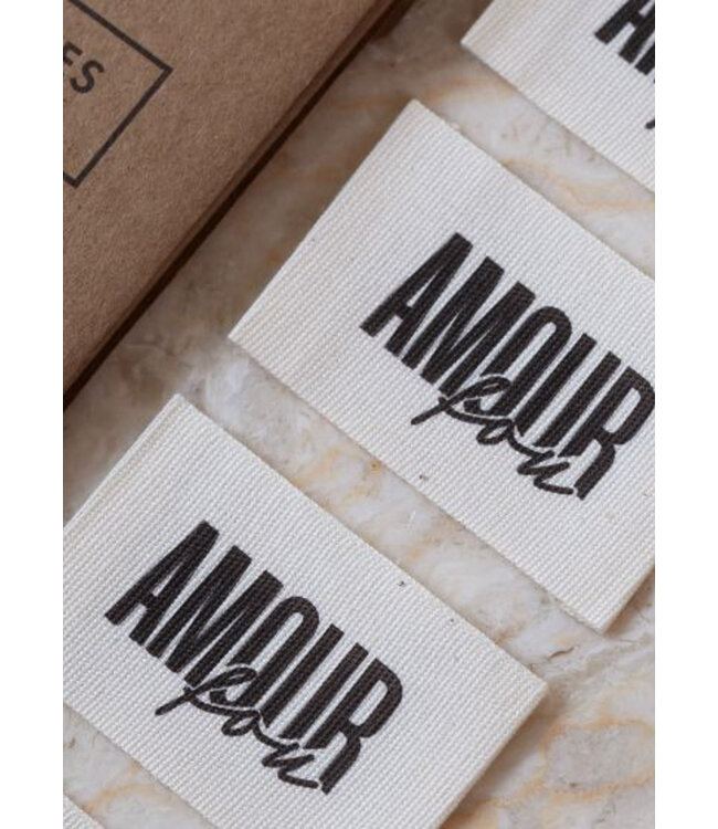 Atelier Brunette kledinglabel 5 stuks - Amour Fou