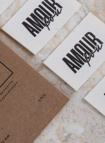 Atelier Brunette clothing label 5 pieces - Amour Fou