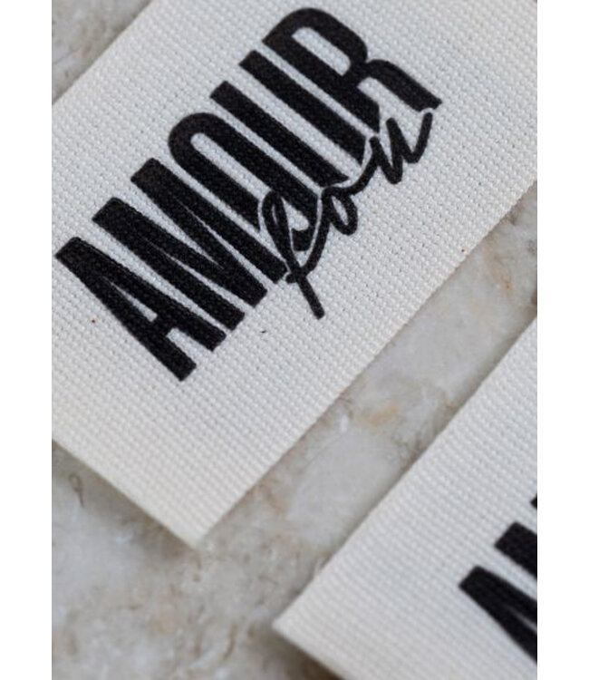 Atelier Brunette kledinglabel 5 stuks - Amour Fou