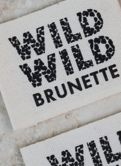 Atelier Brunette clothing label 5 pieces - Wild Wild Brunette