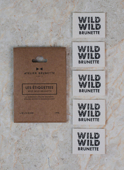 Atelier Brunette clothing label 5 pieces - Wild Wild Brunette