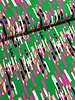 Madeline color your life - groen en fuchsia - viscose met geweven structuur