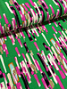 Madeline color your life - groen en fuchsia - viscose met geweven structuur