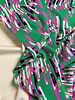 Madeline color your life - green and fuchsia - viscose with woven structure