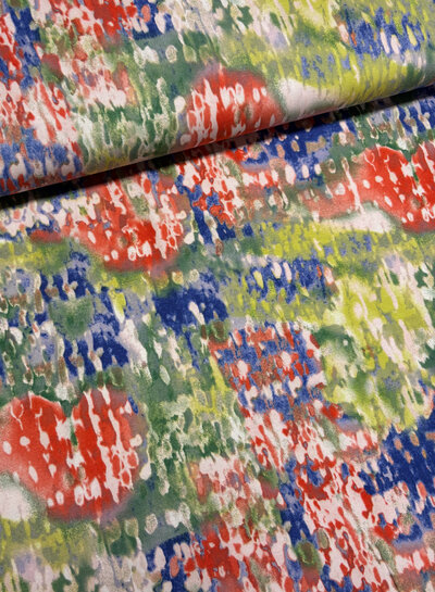 Madeline watercolor painted - soft viscose jersey