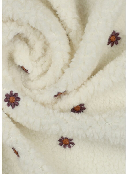 Madeline teddy embroidery flowers - beautiful teddy