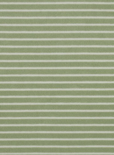 Madeline mint/ecru sponge with stripes - stretch terry cloth