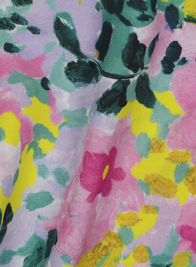 bloemen en snoepkleurtjes  - ecovero viscose