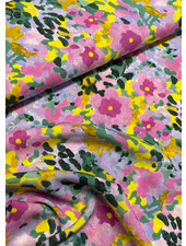 bloemen en snoepkleurtjes  - ecovero viscose