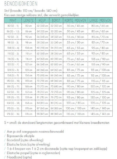 Zonen09 Billie t-shirt kids & teens - PDF patroon