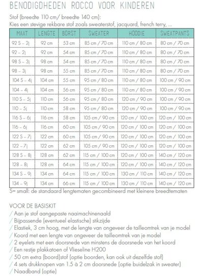 Zonen09 Rocco KIDS sweater - sweatpants - bomber - PDF pattern