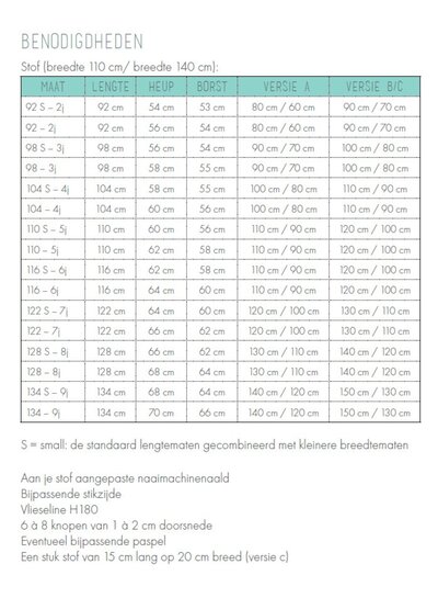 Zonen09 Theo hemd kids - PDF patroon