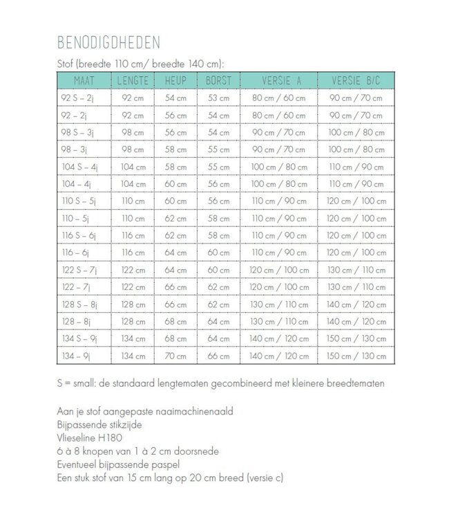 Zonen09 Theo hemd kids - PDF patroon