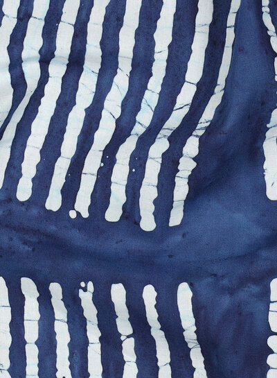 Madeline Mehndi - Indigo blauw - prachtige batik katoen