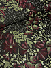 Dandelions black - woven jacquard
