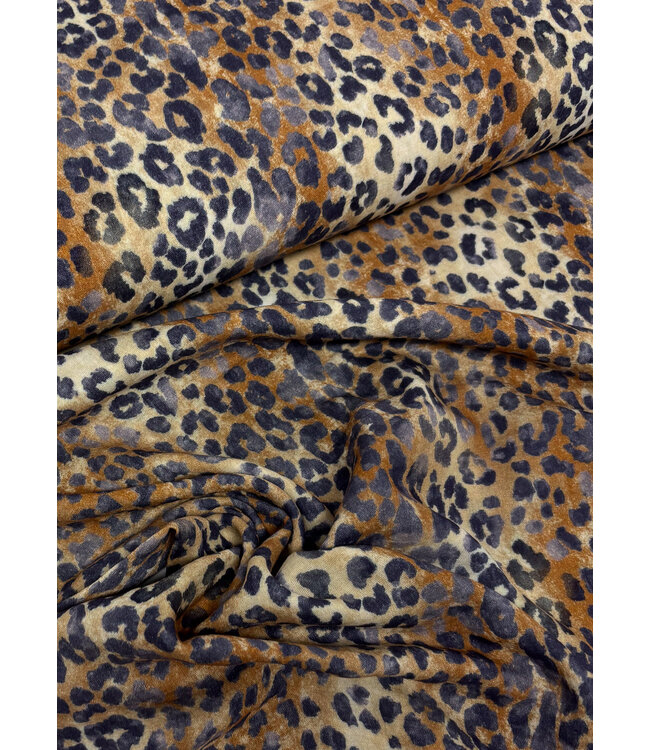 Madeline leopard double gauze/ tetra