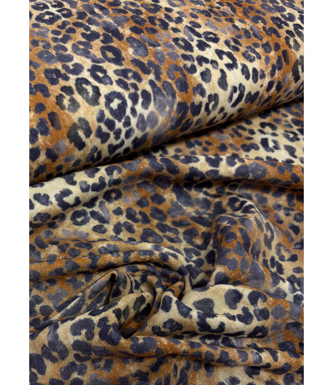 Madeline leopard double gauze/ tetra
