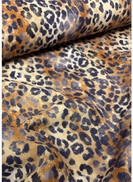 Madeline leopard double gauze/ tetra