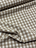 Madeline vichy check sand - soft cotton