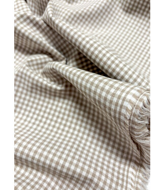 Madeline 2.7mm vichy check sand - soft cotton