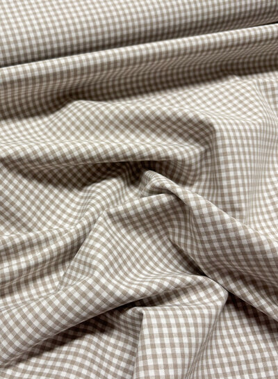 Madeline 2.7mm vichy check sand - soft cotton