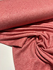 Madeline coral melange - knitted interlock - very soft