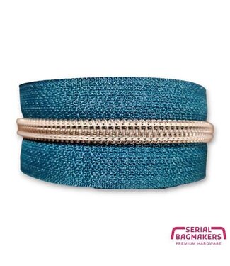 ZipperZoo Ocean Blue - spiral zipper 1 meter #5