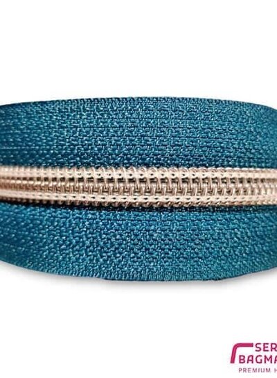 ZipperZoo ocean blue - spiraalrits 1 meter  #5