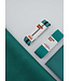 ZipperZoo seaspray teal - spiraalrits 1 meter  #5