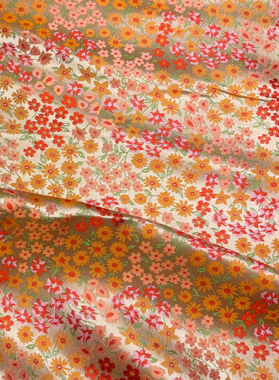 small flowers - woven jacquard