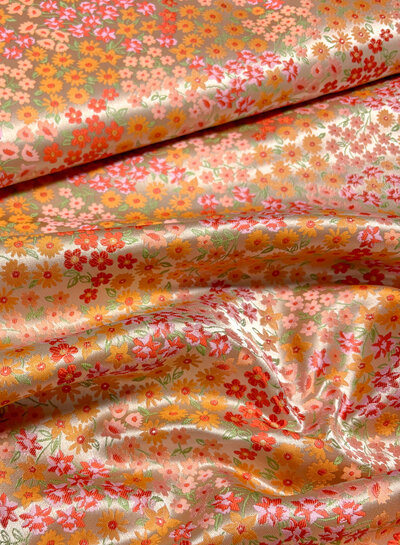 small flowers - woven jacquard