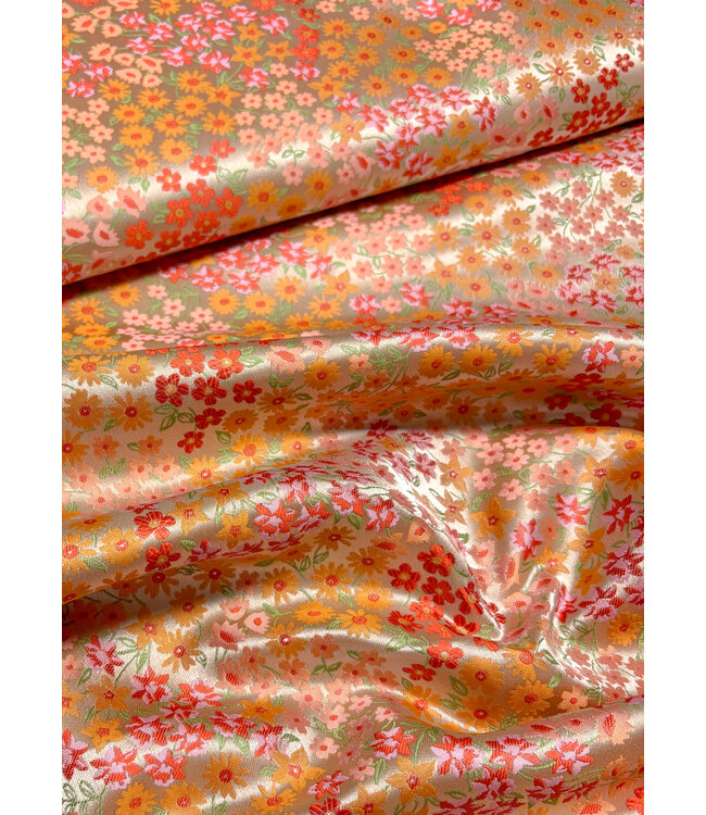 small flowers  - geweven jacquard