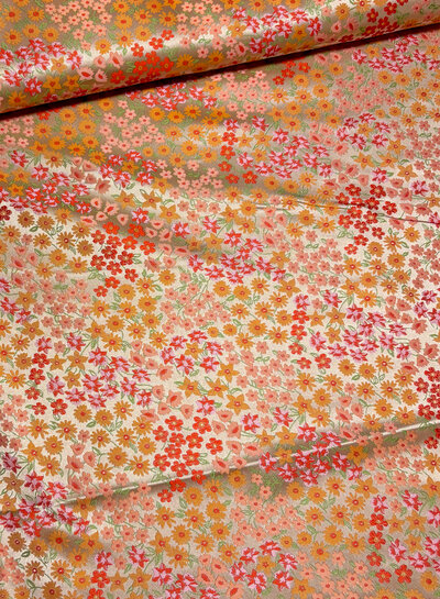 small flowers  - geweven jacquard