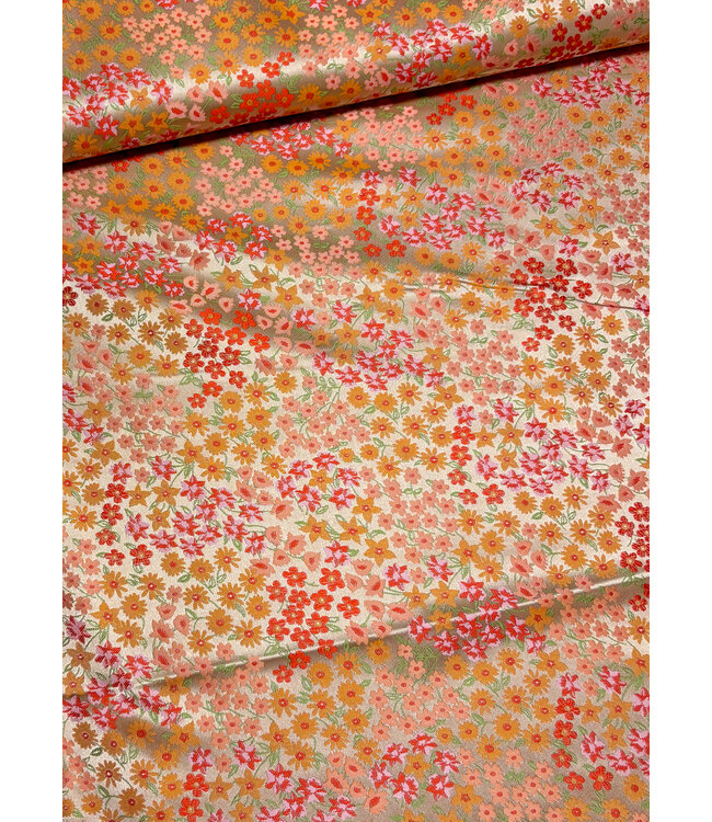 small flowers  - geweven jacquard