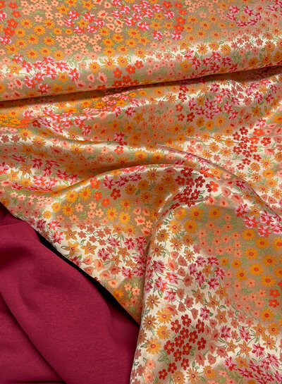 small flowers  - geweven jacquard