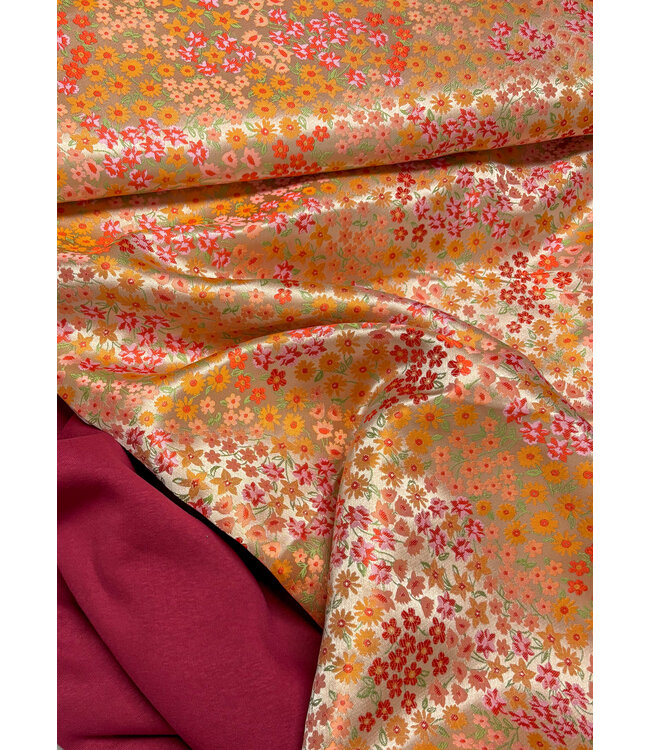 small flowers  - geweven jacquard