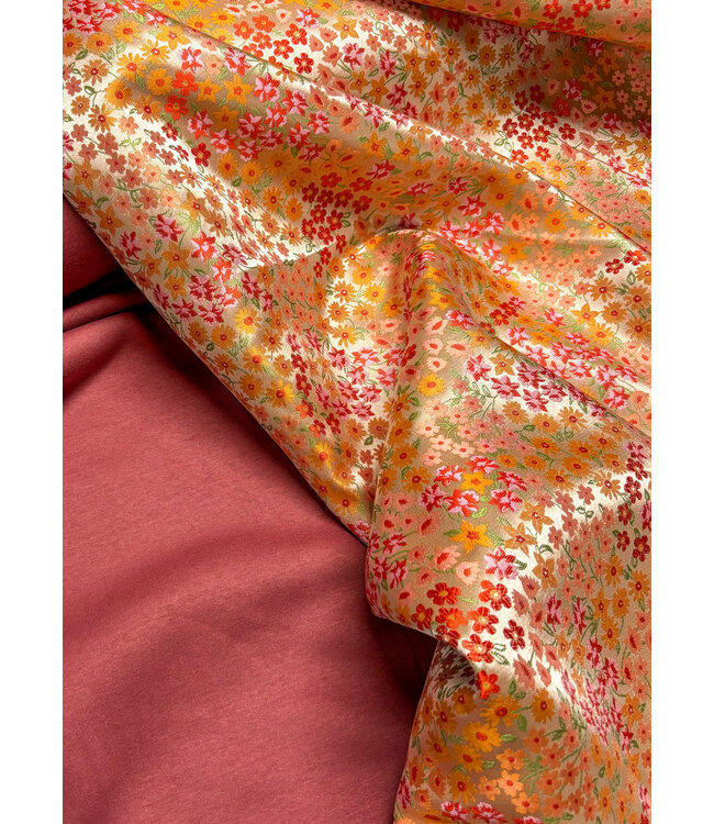 small flowers  - geweven jacquard