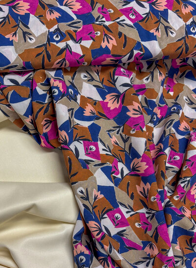 ecru - woven bamboo - recycled, very soft fabric and no wrinkles