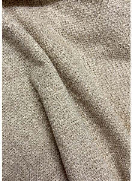 ecru knitted jacquard with lurex