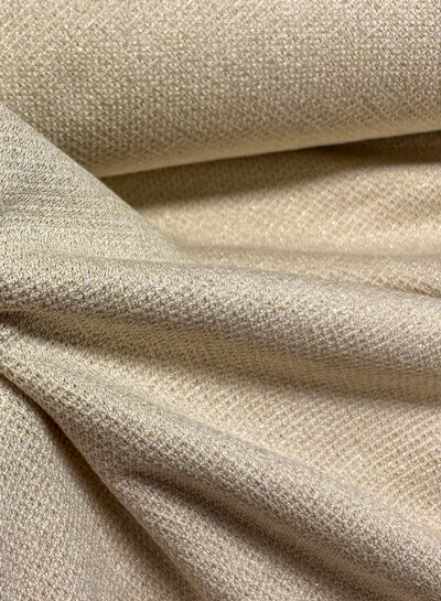 ecru gebreide jacquard met lurex