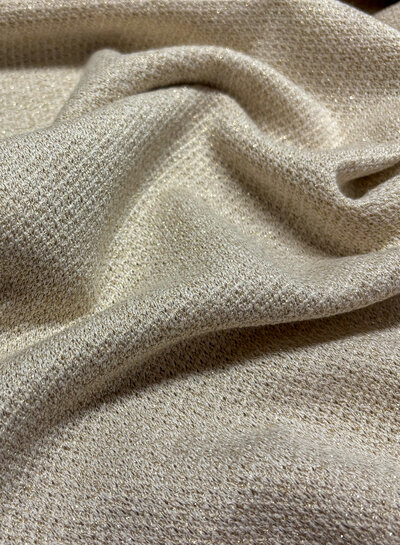 ecru gebreide jacquard met lurex