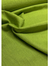100% washed linen fresh green