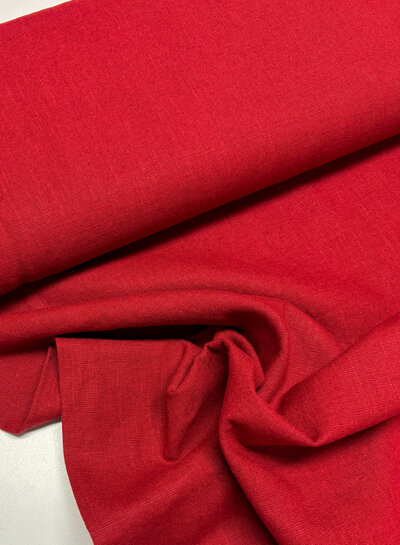100% washed linnen wijnrood