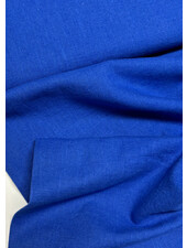100% washed linnen - kobaltblauw