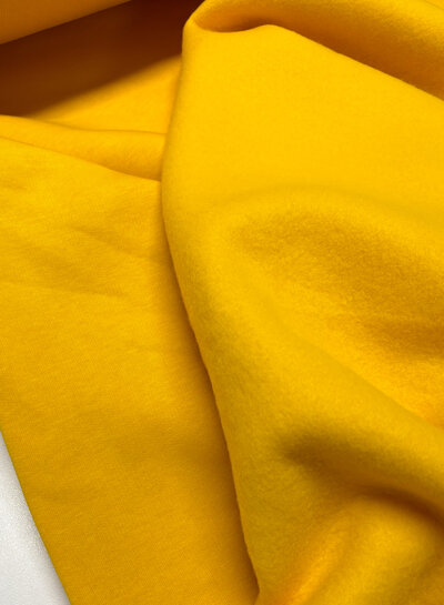 yellow - thick jogging, softly roughened on the inside nv