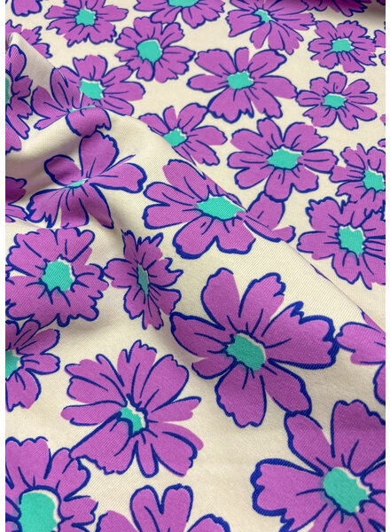 Madeline lila bloemen - dikke jogging