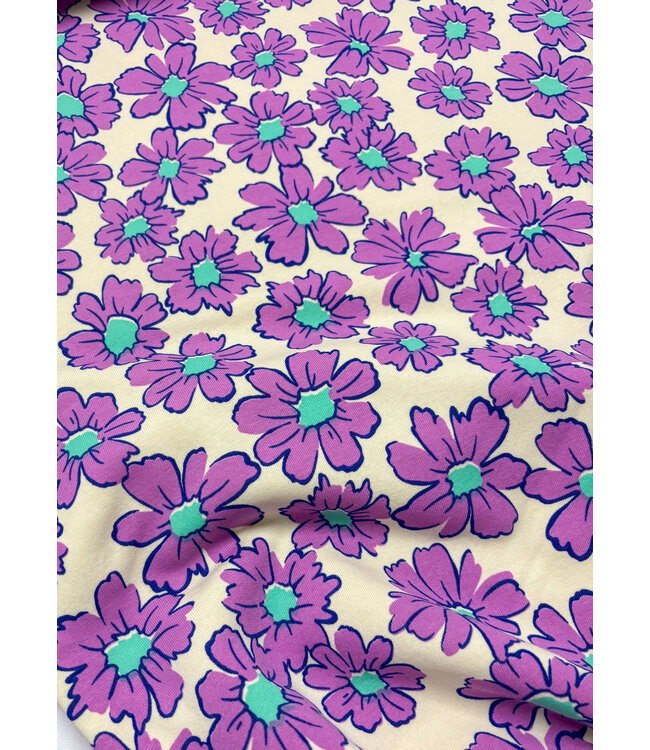 Madeline lila bloemen - dikke jogging