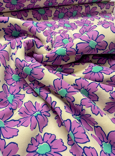 Madeline lila bloemen - dikke jogging