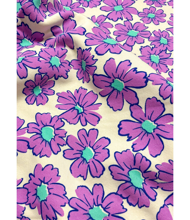 Madeline lila bloemen - dikke jogging